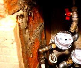 установка счетчика воды в квартире - модель 1