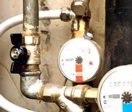 установка счетчиков потребления воды - модель 2