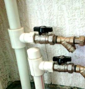 установка счетчиков воды в коммунальной квартире - вариант 1