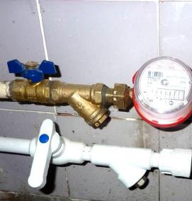 установка счетчиков воды в коммунальной квартире - вариант 3
