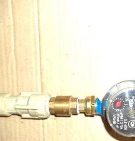 установка счетчиков воды в коммунальной квартире - вариант 2