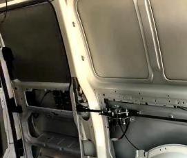 установка сдвижной двери - тип 1