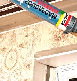 установка сэндвич откосов на пластиковые окна - вариант 1