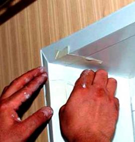 установка сэндвич откосов на пластиковые окна - вариант 4