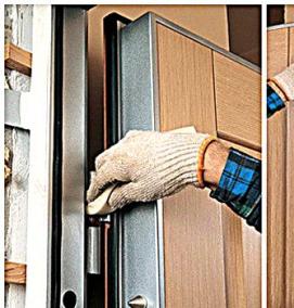 установка сейф-дверей - вариант 1