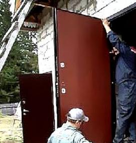 установка сейф-дверей - вариант 3