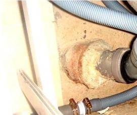 установка сифона на ванну - модель 4