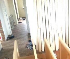 установка складных межкомнатных дверей - тип 1