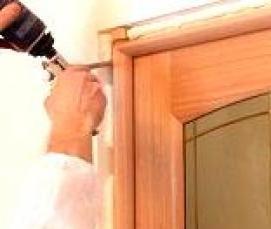 установка складных межкомнатных дверей - тип 4