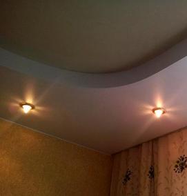 установка скрытого карниза - тип 1