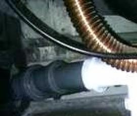 установка слива ванны - вариант 1