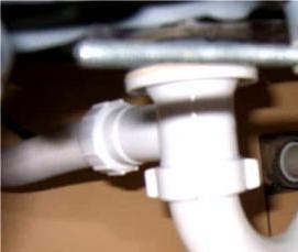 установка слива ванны - вариант 4