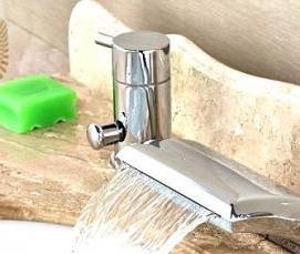 установка смесителя на борт ванны - модель 3