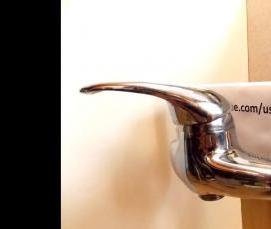 установка смесителя на чугунную ванну - вариант 1