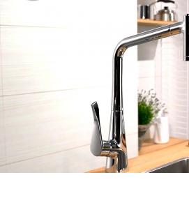 установка смесителя на мойку на кухне - вариант 1