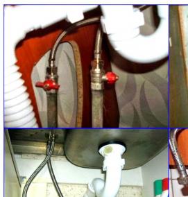 установка смесителя на мойку - тип 2