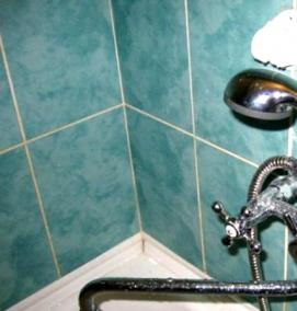 установка смесителя в стену - вариант 2