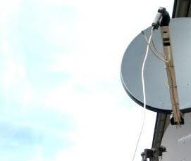установка спутниковой антенны на даче - вариант 2