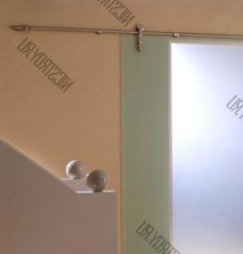 установка стеклянной двери - модель 2