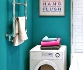 установка стиральной машины в ванной комнате - модель 2