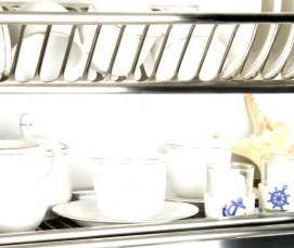 установка сушки для посуды в шкаф - модель 3