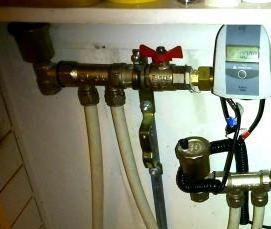 установка теплосчетчика в квартире - модель 4