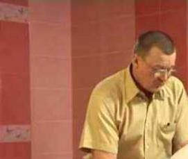 установка труб в ванной комнате - тип 1