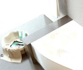 установка угловой акриловой ванны - тип 1