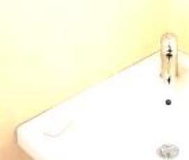 установка угловой раковины - вариант 2