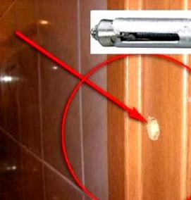 установка угловых дверей - тип 1