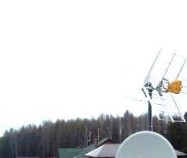 установка уличной антенны для телевизора - тип 3