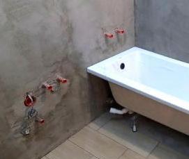 установка ванны - вариант 3