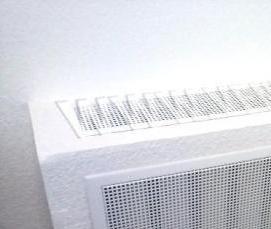 установка вентиляционной решетки в дверь - модель 2