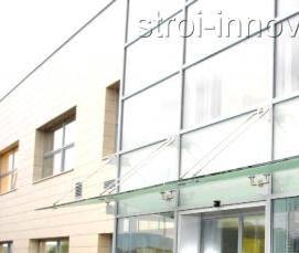 установка входной группы из алюминия - вариант 1