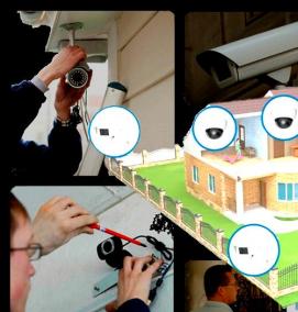 установка видеонаблюдения - тип 3