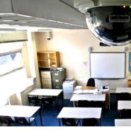 установка видеонаблюдения в классе школы - вариант 1