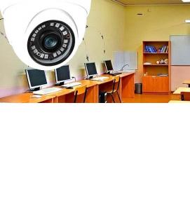установка видеонаблюдения в классе школы - вариант 4