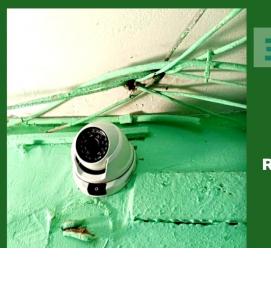 установка видеонаблюдения в подъезде - вариант 1