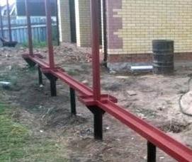 установка винтовых свай - вариант 4