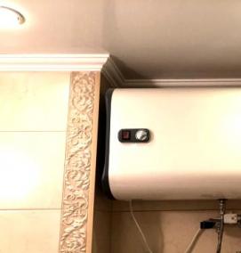 установка водонагревателя 50 литров - тип 1