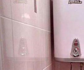 установка водонагревателя в ванной - вариант 2