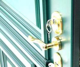 установка врезного замка - модель 3