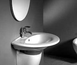 установка встраиваемого унитаза - тип 4