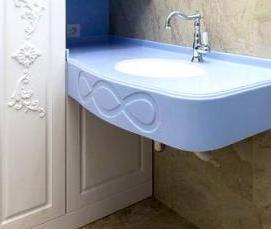 установка встроенного смесителя для гигиенического душа - вариант 2