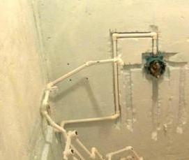 установка встроенного смесителя - тип 2