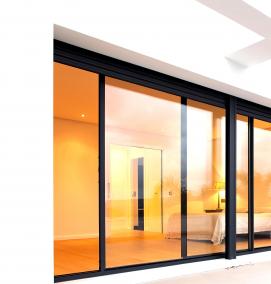 установка выдвижных дверей - модель 2