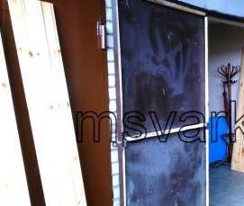 установка замка на калитку - вариант 4