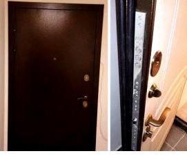 установка замка в пластиковую дверь - тип 2