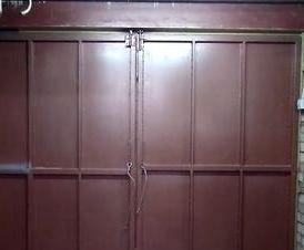 установка железных гаражных - модель 2