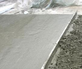 устройство армированной стяжки - модель 2